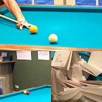 Finale biljart toernooi op vrijdag 5 oktober