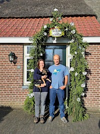 Boog voor Wilfried en Regien Essink