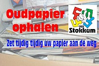 Oud papier halen OBS Stokkum > AFGELAST <