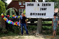 John en Janin Elkink  25 jaar getrouwd