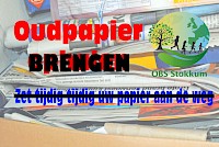 Zaterdag wordt er GEEN oud papier opgehaald, maar...