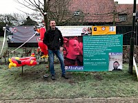 Wim Stomps viert coronaproof Abraham