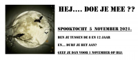 Spooktocht 5 Nov. 2021