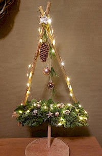 Kerstworkshop bloemschikken  zaterdag 18 december 2021