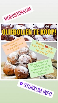 Oliebollen verkoop OBS Stokkum