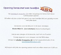 Heerlijke BBQ middag op het Terras