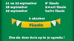 Biljartfinale vrijdag 6 oktober
