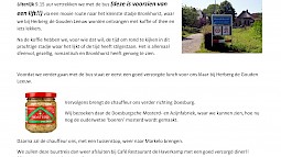 Nog enkele plaatsen beschikbaar:Stokkumse buurtreis op woensdag 25 oktober