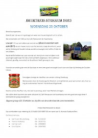 Stokkumse buurtreis op woensdag 25 oktober