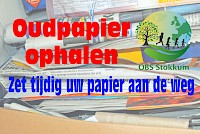 Oudpapier halen OBS Stokkum