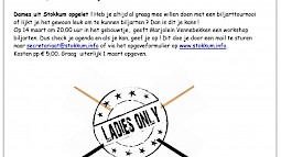 Ladies only, workshop biljarten voor beginners