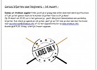 Ladies only, biljart workshop voor beginners