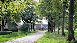 Wandelgroep tijdelijke stop
