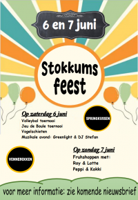 Stokkums Feest op 6 en 7 juni