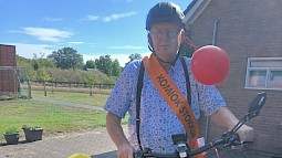 Schutterskoning Dirk op weg naar Markelo