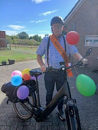 Schutterskoning Dirk op weg naar Markelo